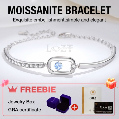 Sparkling Dance moissanite bracelet