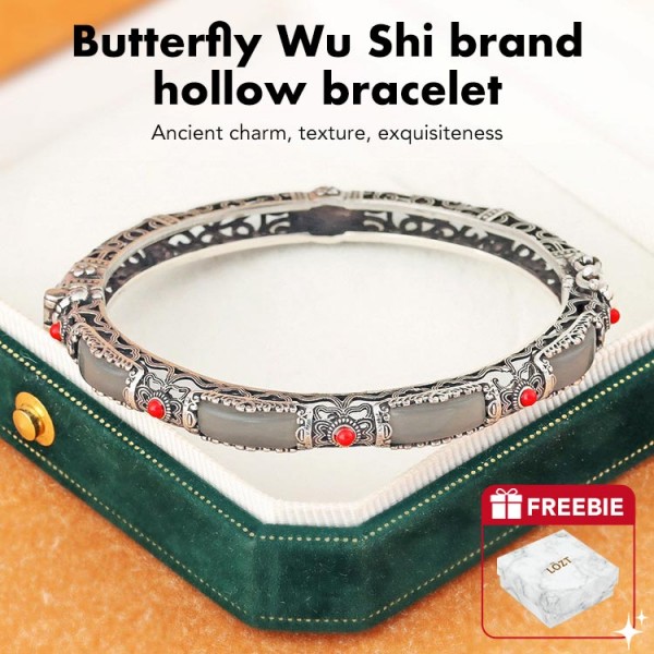 Butterfly Wu Shi brand hollow bracelet