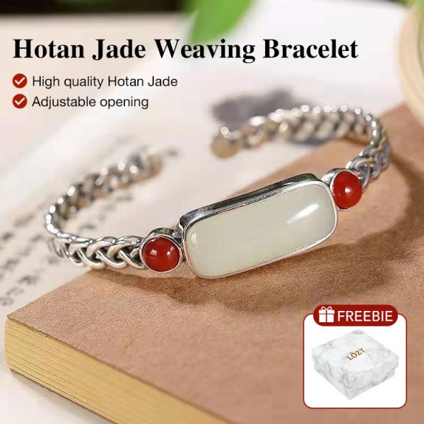 Hotan Jade Weaving Bracelet..