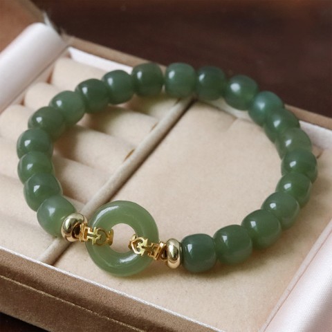 Natural Hetian Jade Bracelet