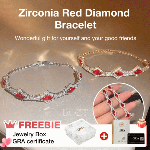 Red diamond bracelet