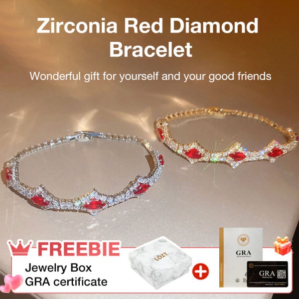 Red diamond bracelet