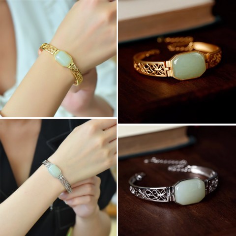 Hetian jade bracelet