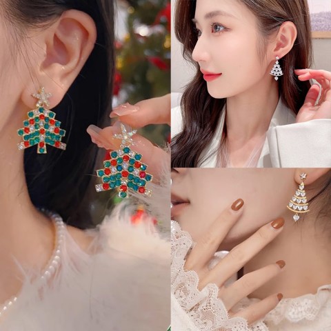 Christmas Tree Earrings