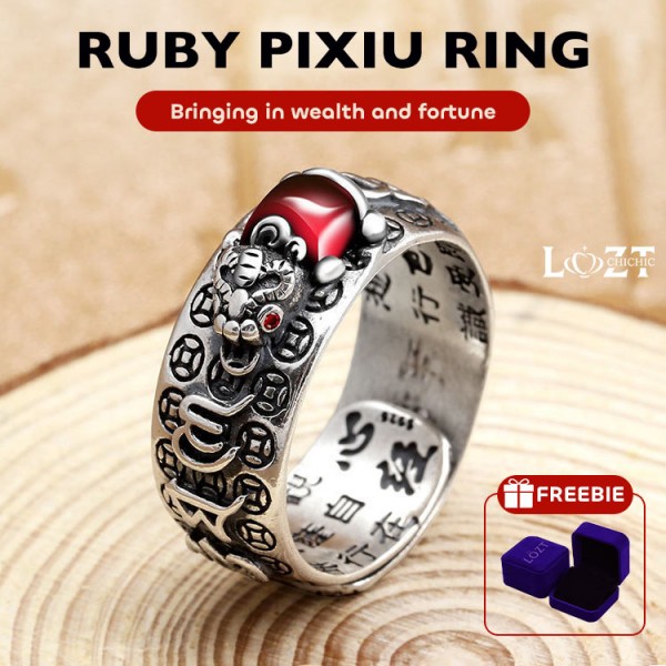 Ruby Pixiu Ring..