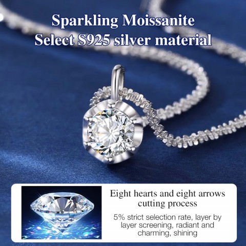 Sparkling Moissanite jewelry