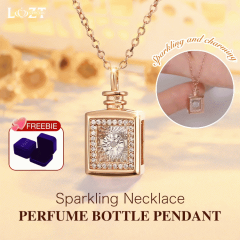 Smart Perfume Bottle Pendant Necklace