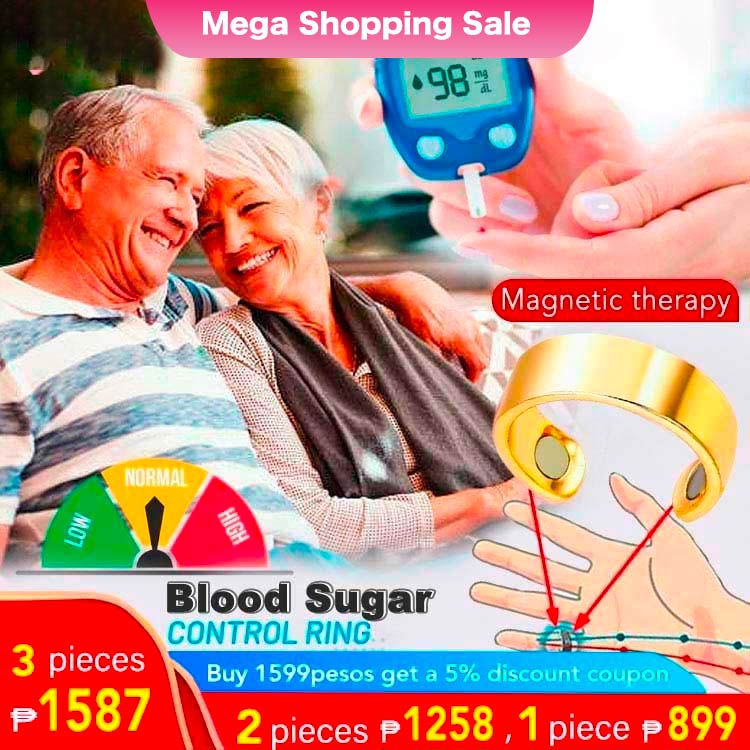 Mega Shopping Sale - Magnetic Therapy Blood Sugar Control Ring- 529pesos for third one