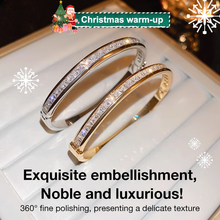 Christmas promotion - Second one only 699 - Luxury Moissanite starry bracelet-Free gift box-GRA Certified. 