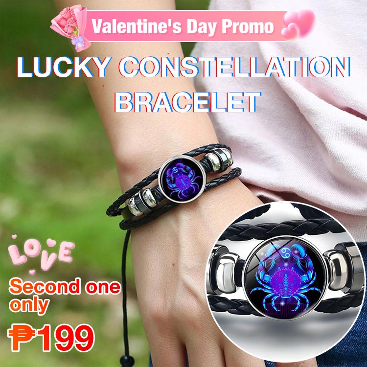 Valentine's Day Sale - add 199p to get the second one  - Lucky Constellation Couple Bracelet - Eliminate negative energy and bring good luck - Celebrate the holidays with your zodiac sign