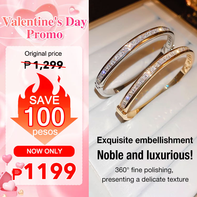 Valentine's Day Promotion - Second one only ₱699 - Luxury Moissanite starry bracelet-Free gift box-GRA Certified. 