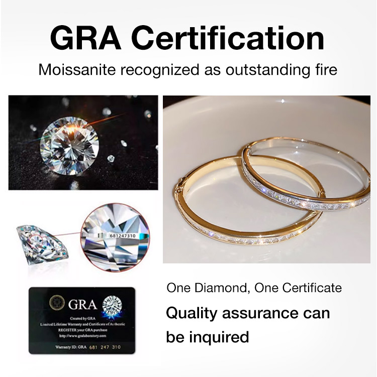 Second one only 699 - Luxury Moissanite Starry Bracelet - Free gift box. GRA certified	