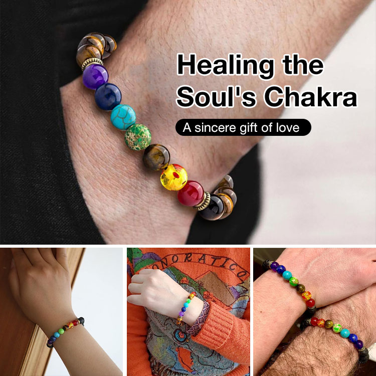 The Second Only ₱299-7 Chakra Healing Bracelet-Bring good luck, health,money and energy	