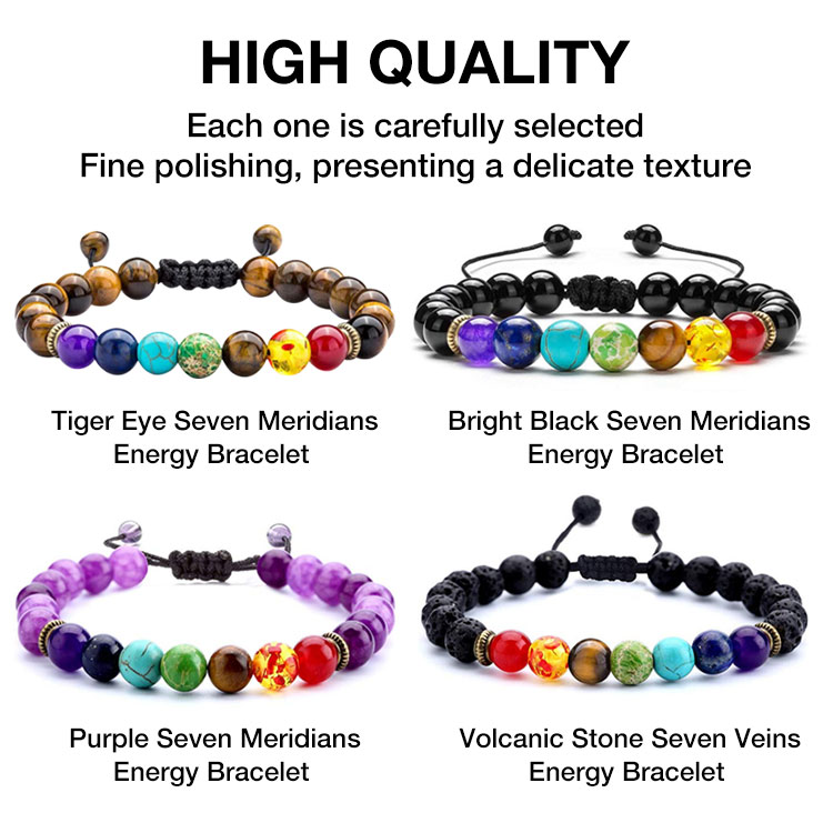 The Second Only ₱299-7 Chakra Healing Bracelet-Bring good luck, health,money and energy	